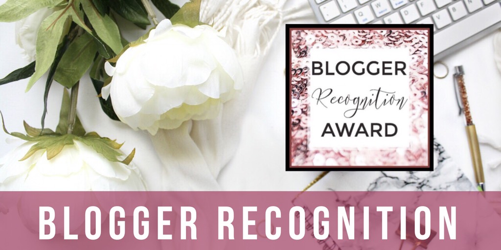 OMG! My Blogger Recognition Award Nomination 