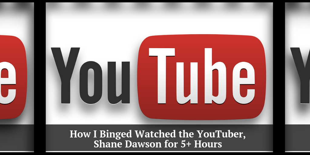 How I Binged Watched the YouTuber, Shane Dawson for 5+ Hours