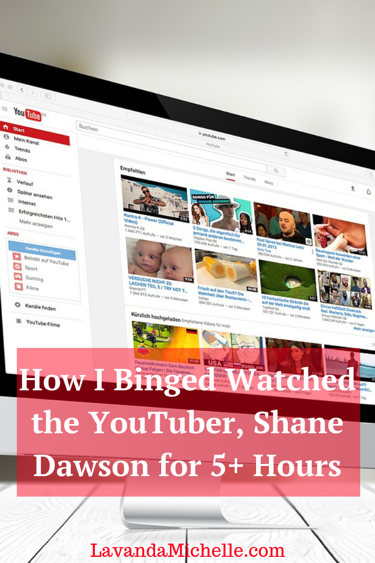 How I Binged Watched the YouTuber, Shane Dawson for 5+ Hours