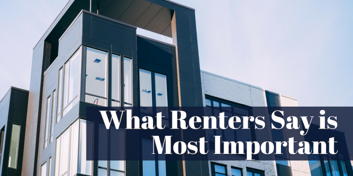 What Renters Say is Most Important