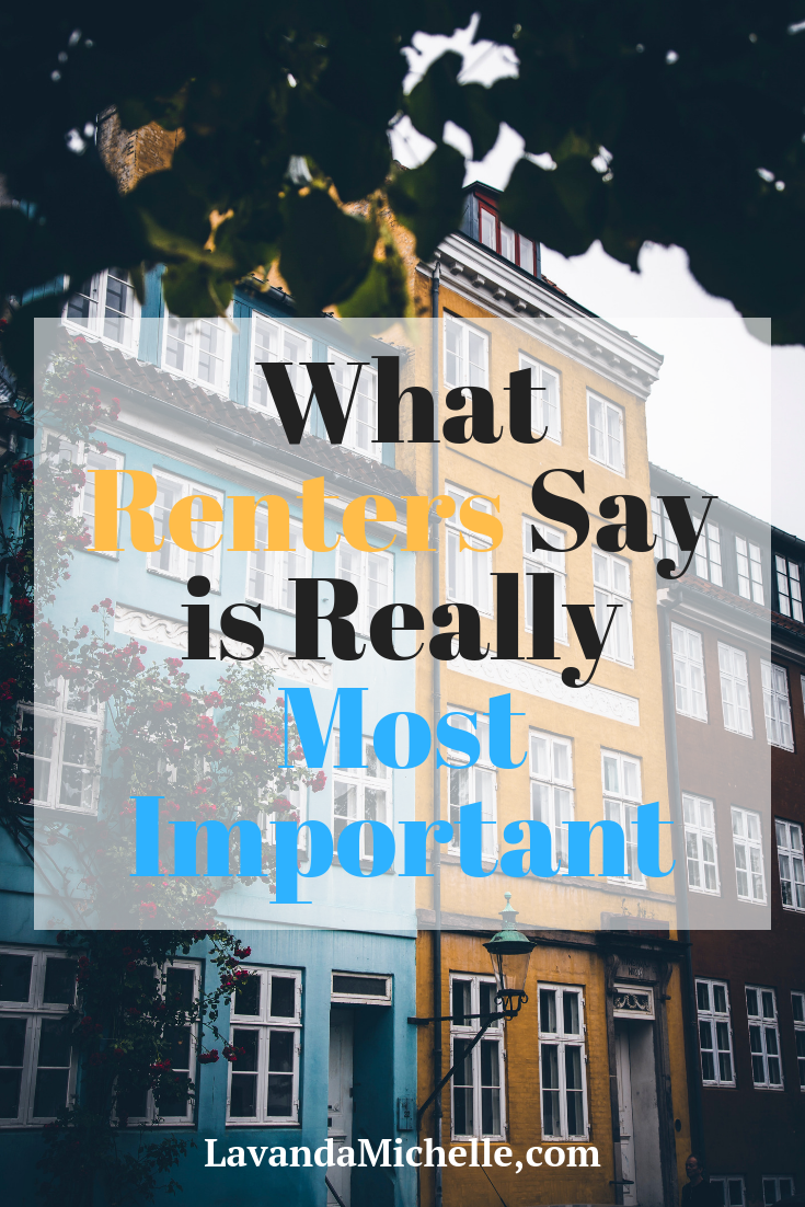What Renters Say is Really Most Important