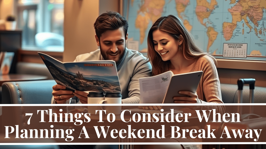 Things to consider when planning a weekend getaway