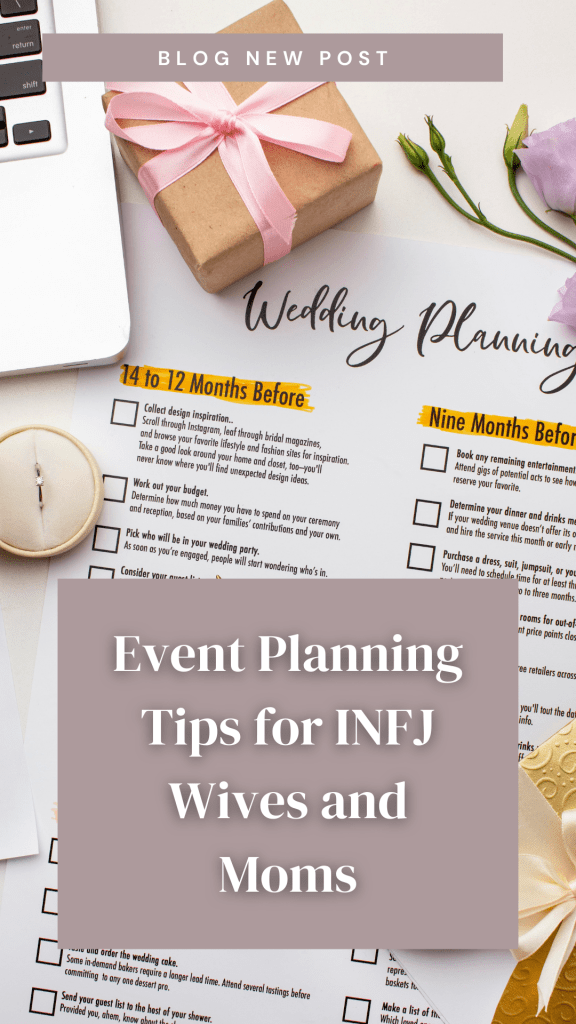 Event Planning Tips for INFJ Wives and Moms