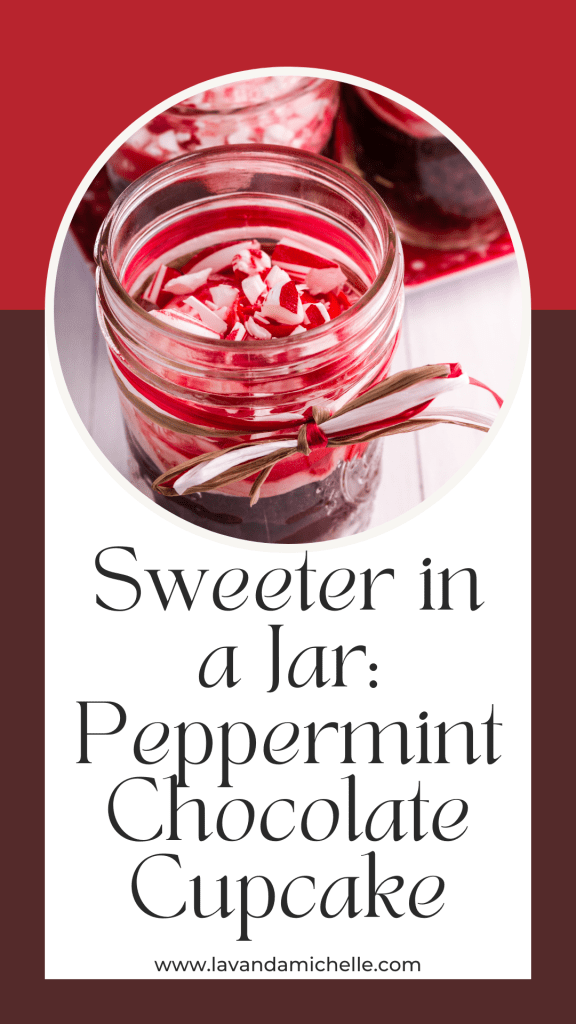 Peppermint Chocolate Cupcakes in a Jar