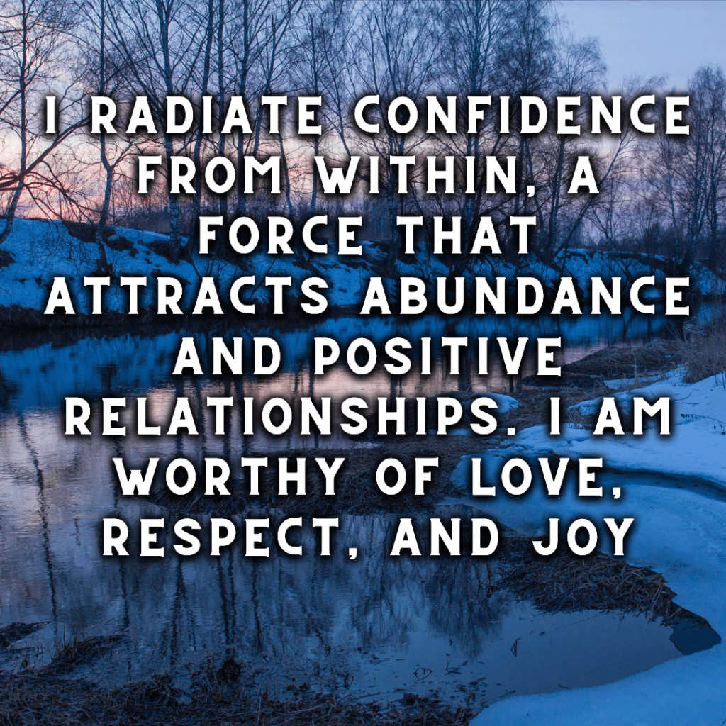 Daily affirmations for January