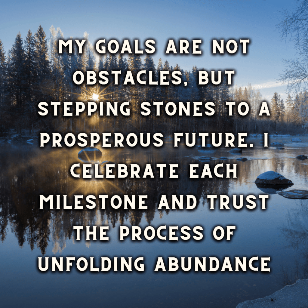 Daily affirmations for January