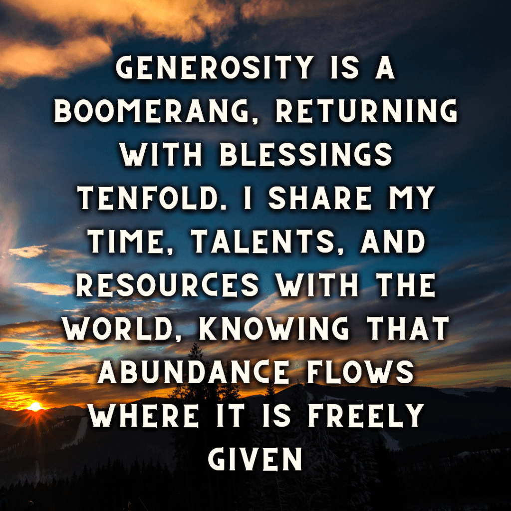 Daily affirmations for January