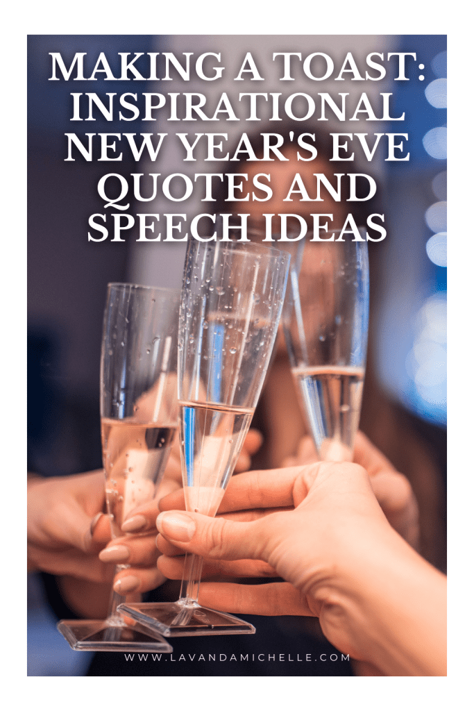 New Year's Eve toast