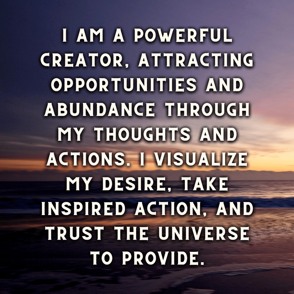 Daily affirmations for January