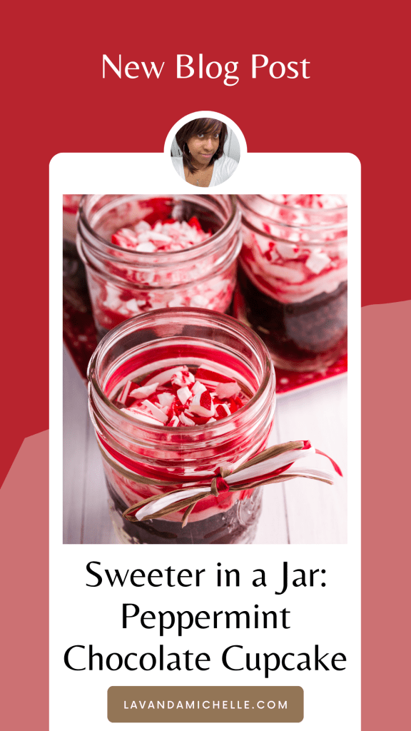 Peppermint Chocolate Cupcakes in a Jar