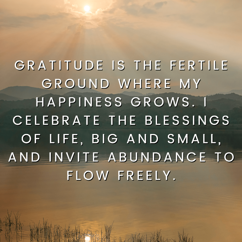 Daily affirmations for January