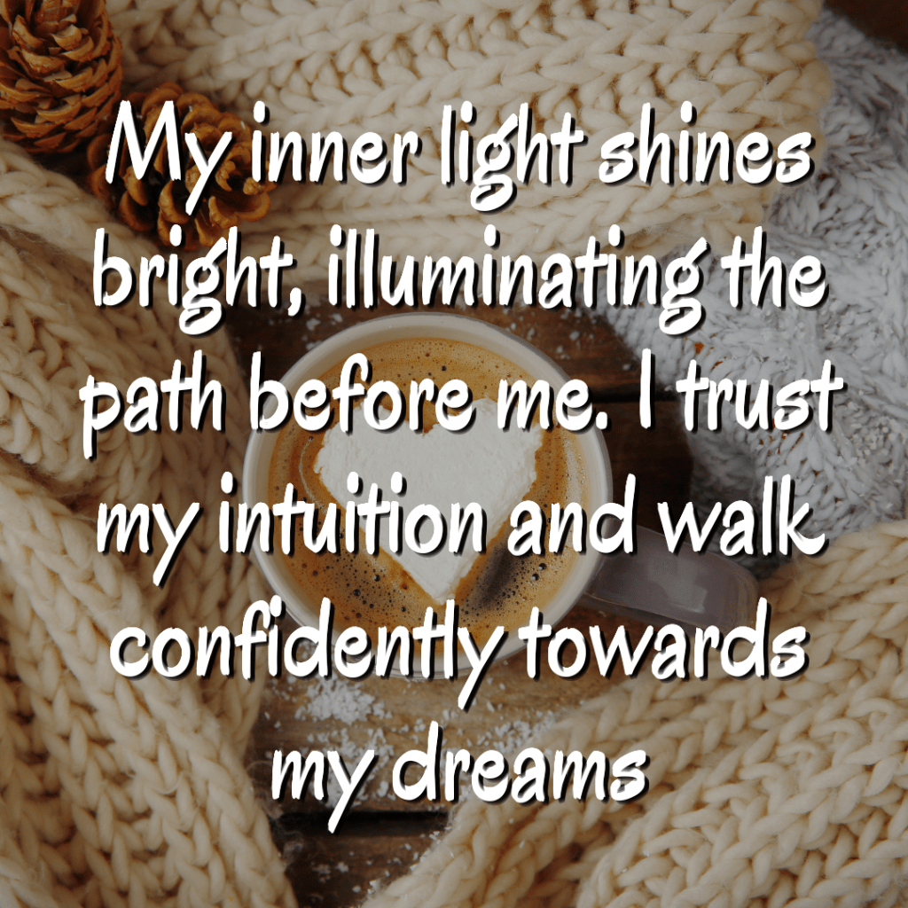 Daily affirmations for January