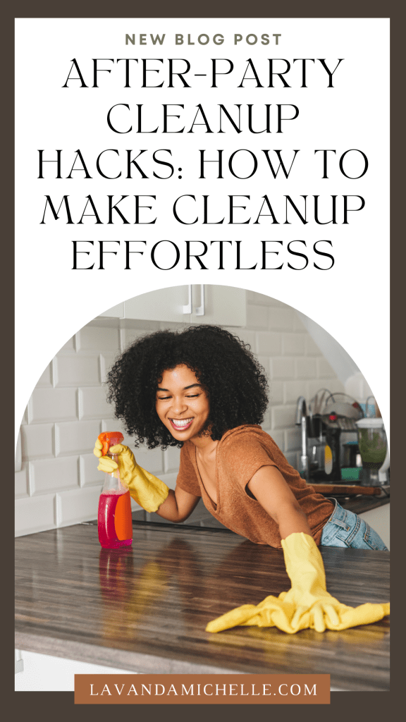 After-party cleanup hacks