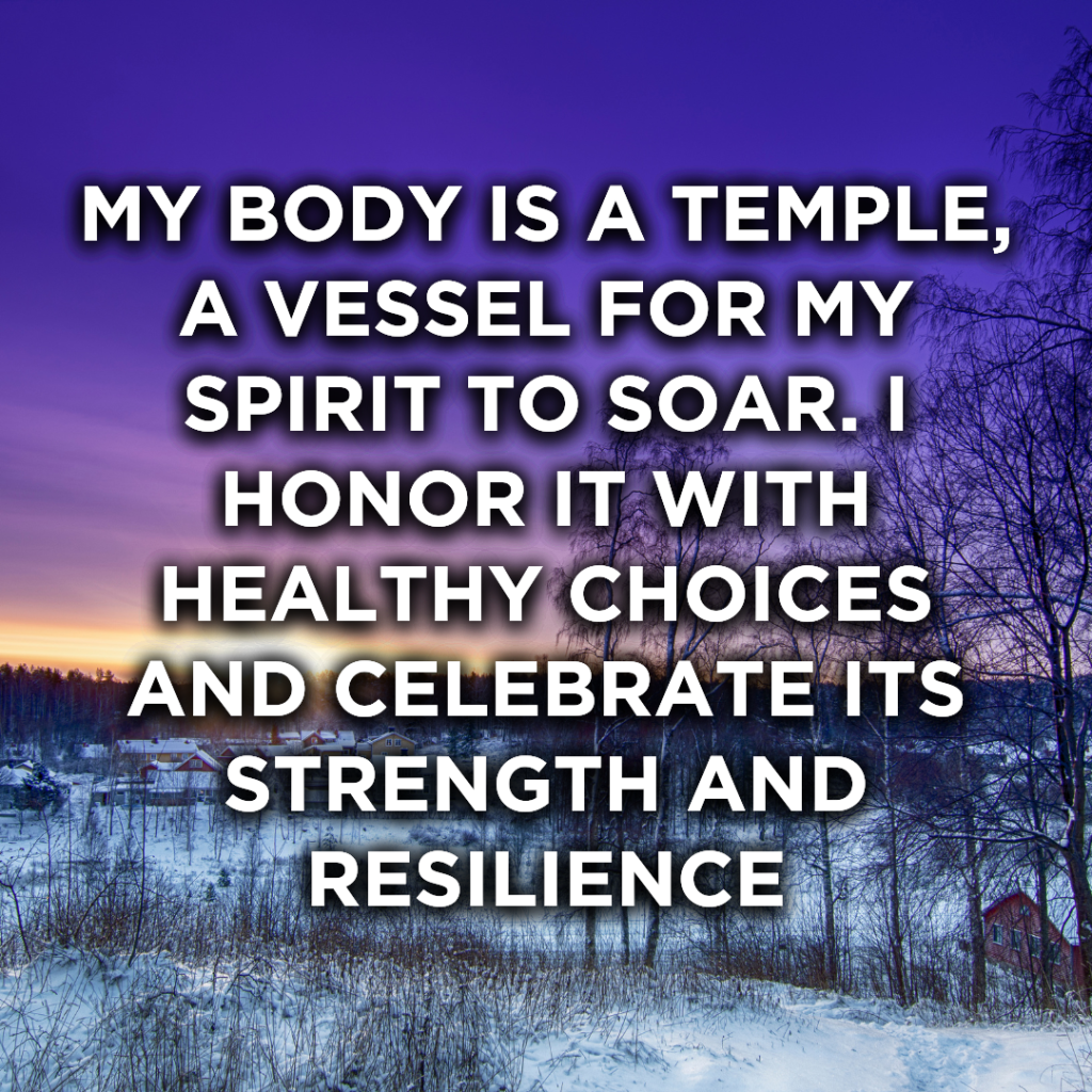 Daily affirmations for January