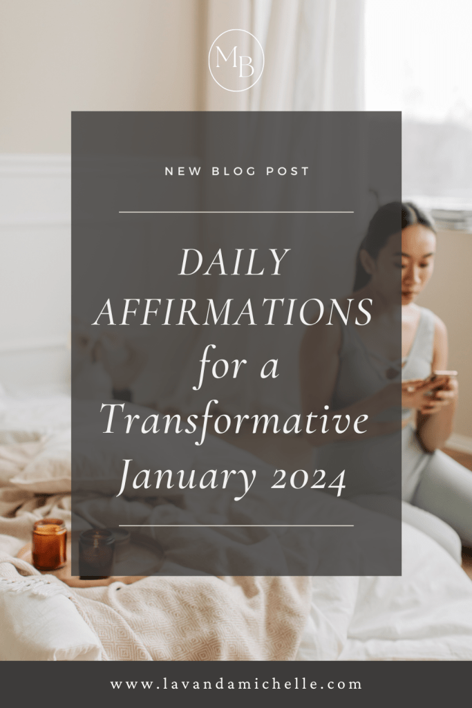 Daily affirmations for January