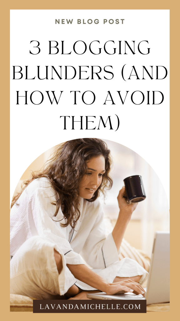 blogging blunders