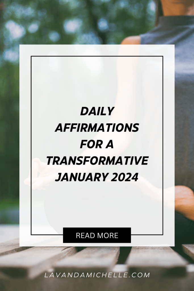 Daily affirmations for January