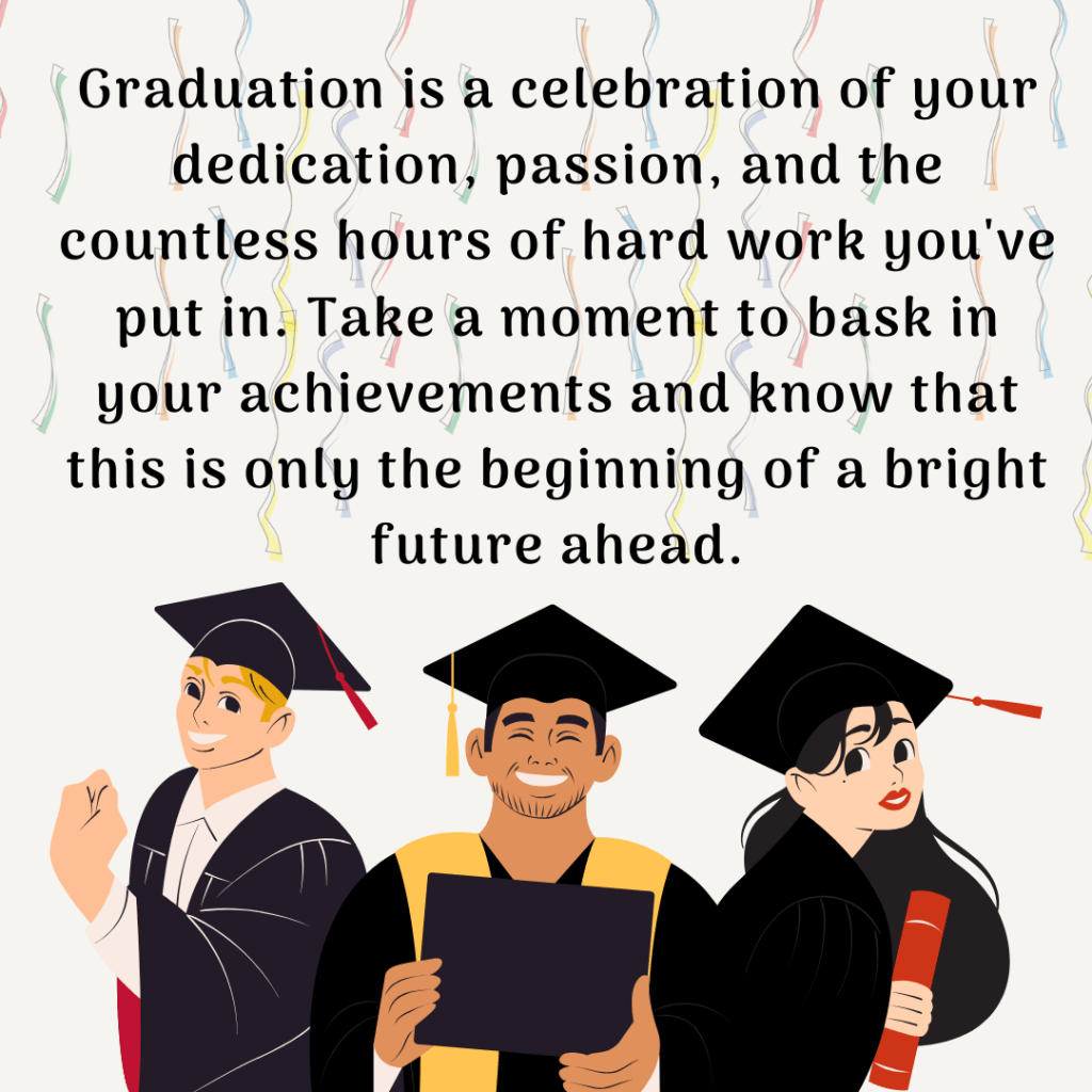 Graduation Sentiments