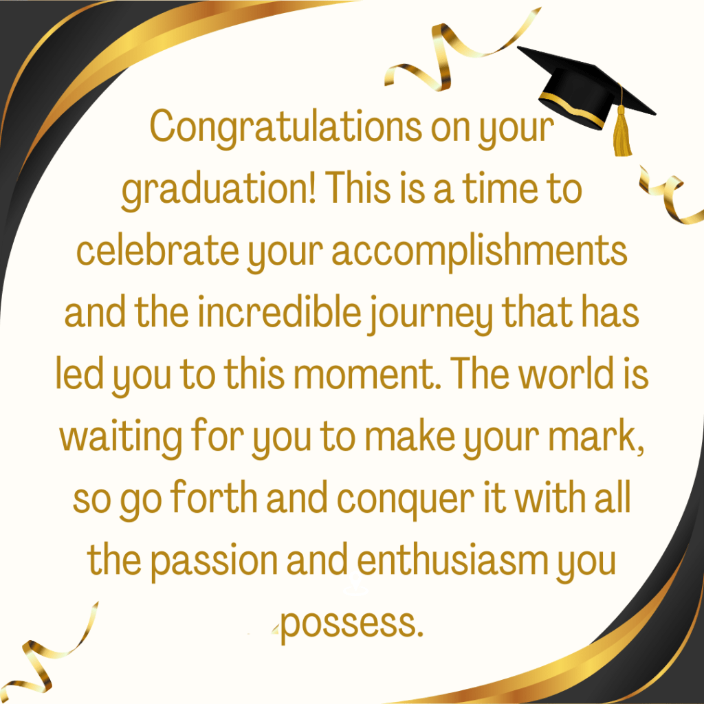 Graduation Sentiments