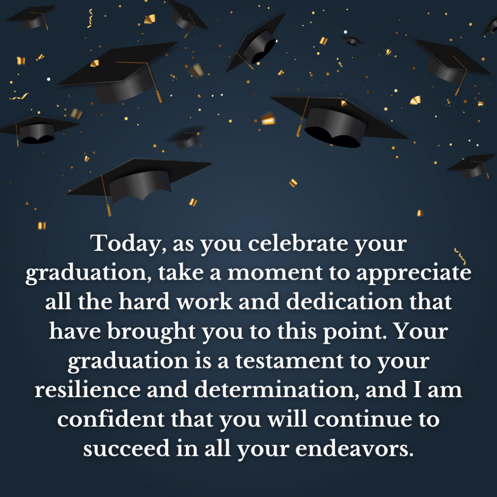 Graduation Sentiments