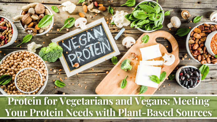 Protein for Vegetarians and Vegans: Meeting Your Protein Needs with Plant-Based Sources