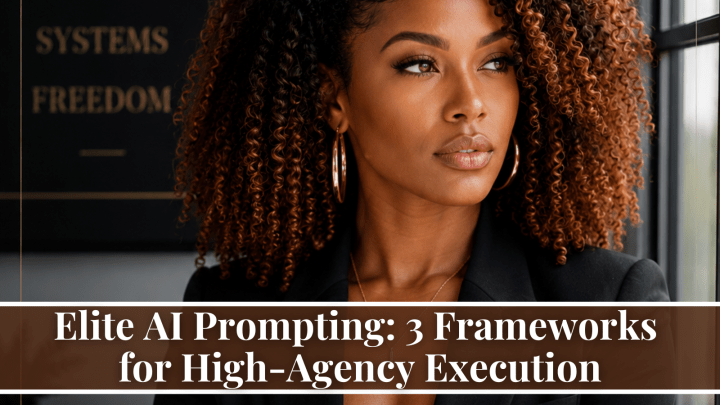 Elite AI Prompting: 3 Frameworks for High-Agency Execution