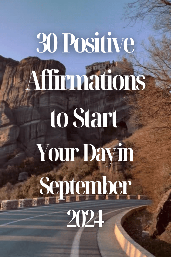 Positive Affirmations for September 2024