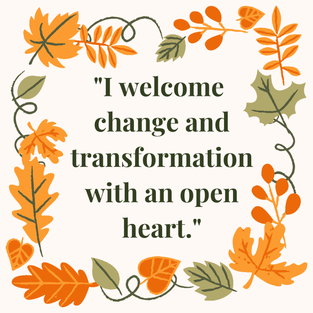 fall affirmations