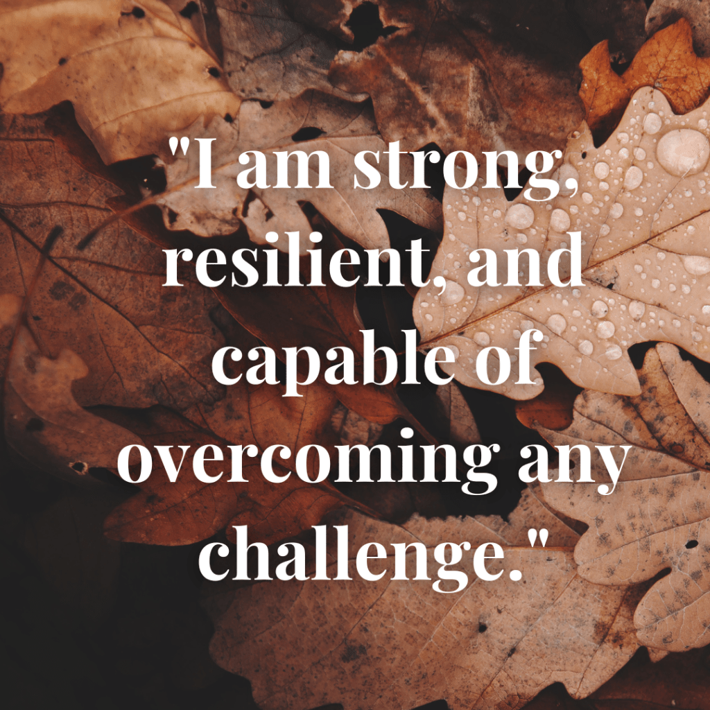 fall affirmations