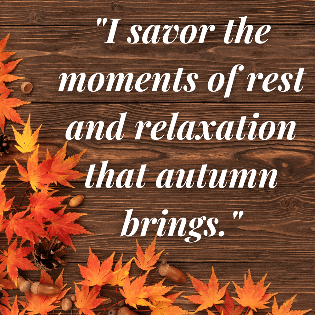 fall affirmations