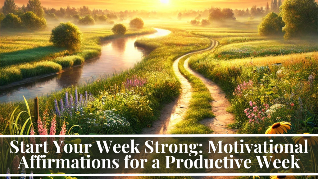 Motivational Monday affirmations