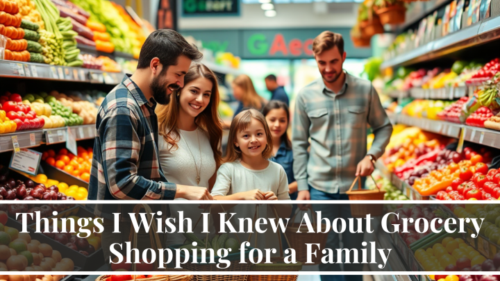 Things I Wish I Knew About Grocery Shopping for a Family