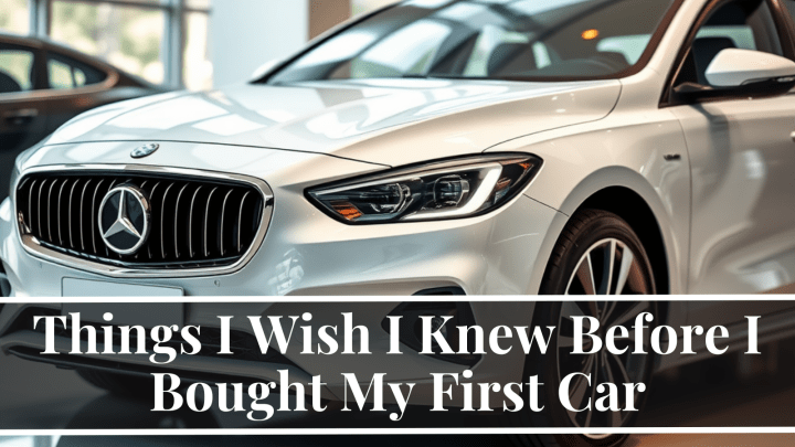 Things I Wish I Knew Before I Bought My First Car
