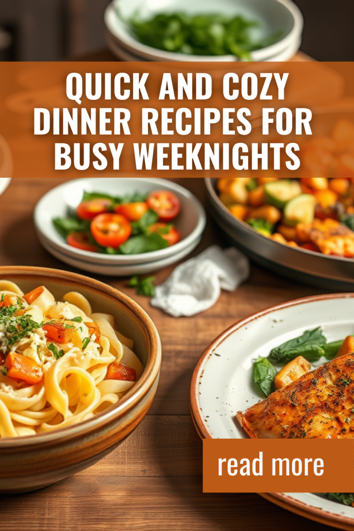 Quick and Cozy Dinner Recipes for Busy Weeknights - LavandaMichelle