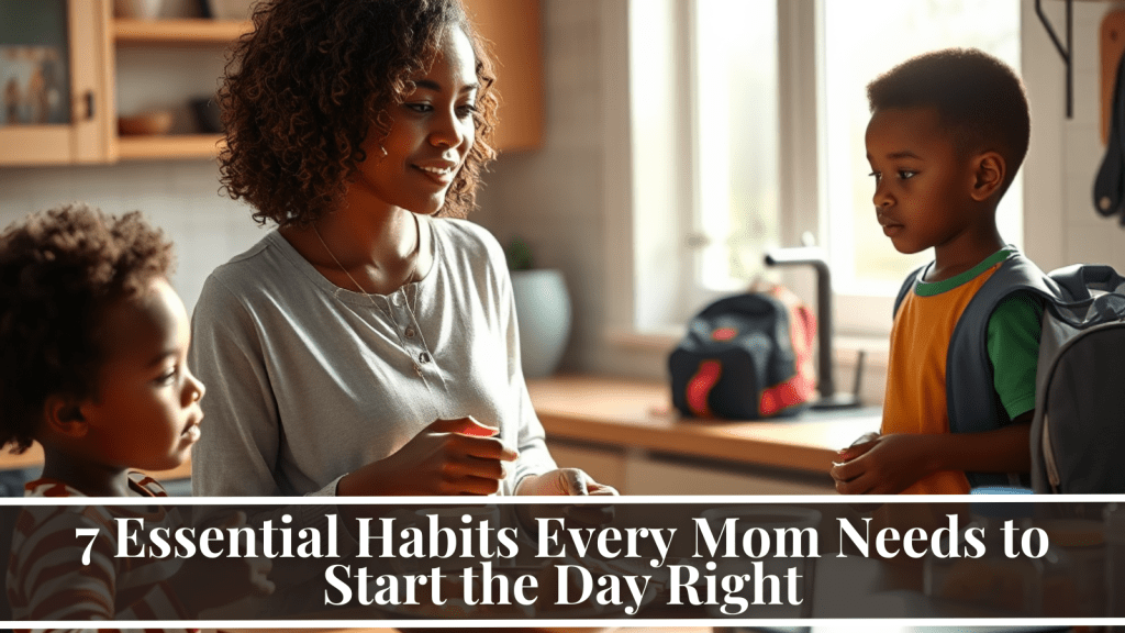 Morning habits for moms