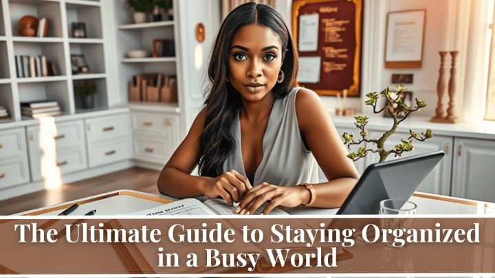 The Ultimate Guide to Staying Organized in a Busy World