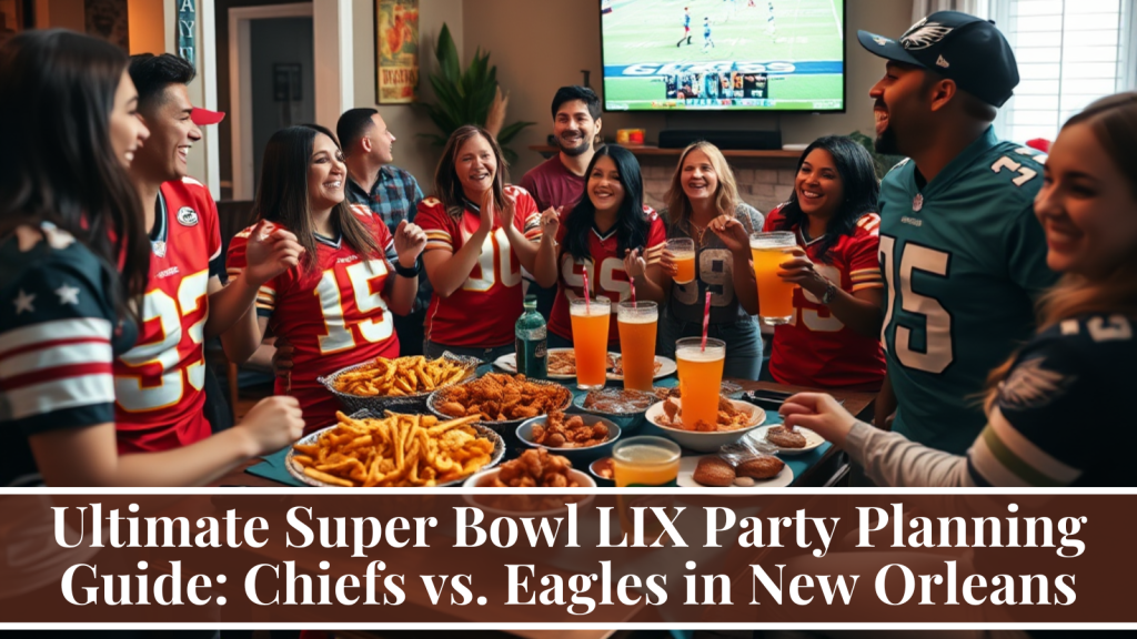 Super Bowl LIX party planning tips