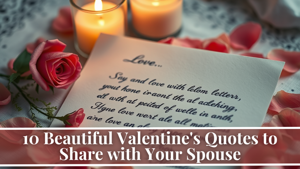 10 Beautiful Valentine's Quotes to Share with Your Spouse - LavandaMichelle