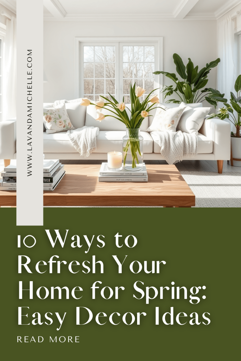 10 Ways to Refresh Your Home for Spring: Easy Decor Ideas - LavandaMichelle
