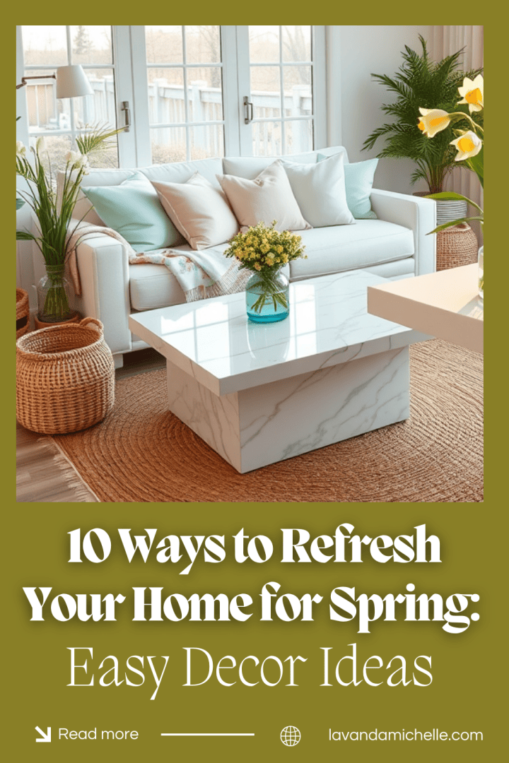 10 Ways to Refresh Your Home for Spring: Easy Decor Ideas - LavandaMichelle