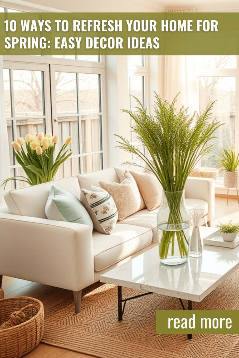 10 Ways to Refresh Your Home for Spring: Easy Decor Ideas - LavandaMichelle