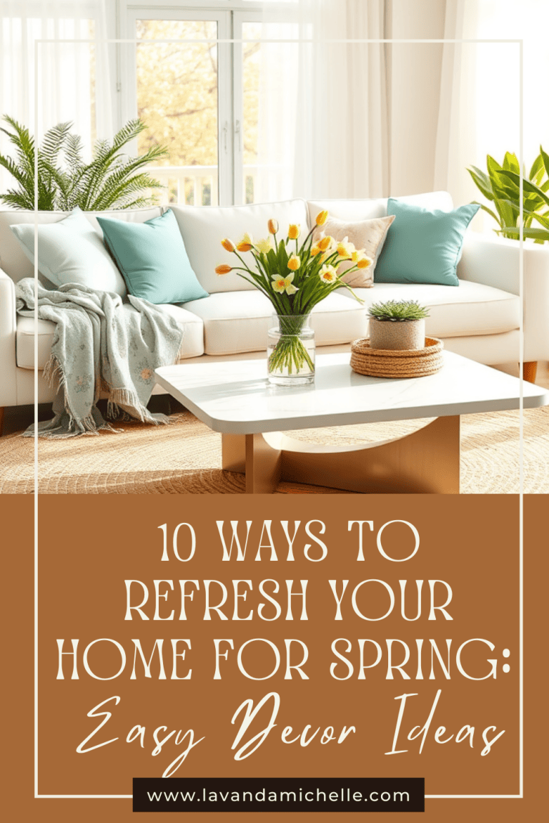 10 Ways to Refresh Your Home for Spring: Easy Decor Ideas - LavandaMichelle