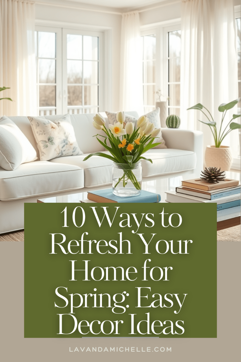 10 Ways to Refresh Your Home for Spring: Easy Decor Ideas - LavandaMichelle