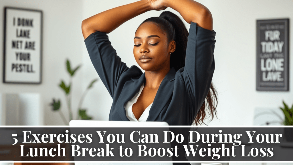 Lunch break exercises for weight loss