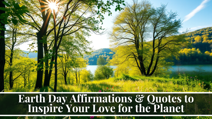 Earth Day Affirmations & Quotes to Inspire Your Love for the Planet