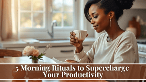 5 Morning Rituals to Supercharge Your Productivity - LavandaMichelle