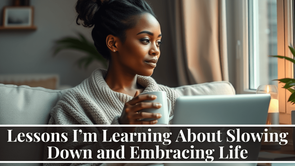 Slowing down and embracing life