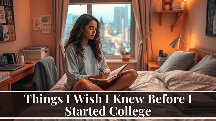 Things I Wish I Knew Before I Started College