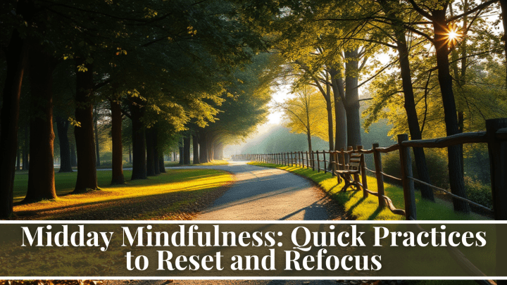 Midday Mindfulness: Quick Practices to Reset and Refocus