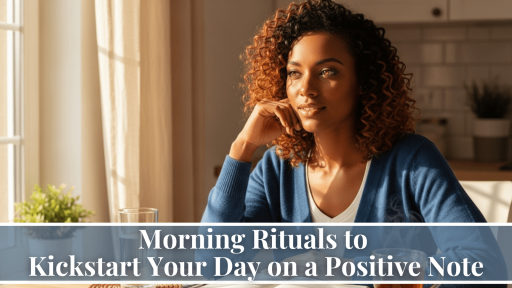 morning rituals to boost positivity